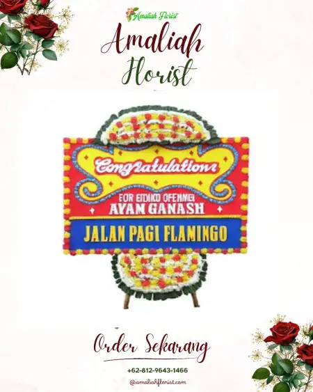 Sewa Papan Bunga Belitung Darat